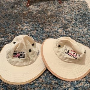 Two (2) Imperial bucket golf fish L hats  Oakmont US Open Torrey Pines US Open